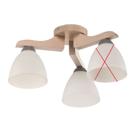 Euluna Deckenlampe Haro Wohnzimmerleuchte Deckenlampe SIEHE TEXT/FOTO von Euluna