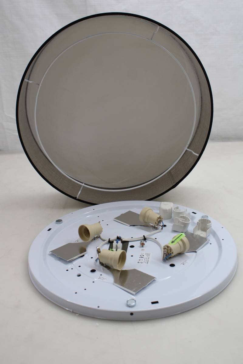 Euluna Deckenlampe Tubo Deckenleuchte Textilschirm E27 Ø 48cm SIEHE TEXT/FOTO von Euluna