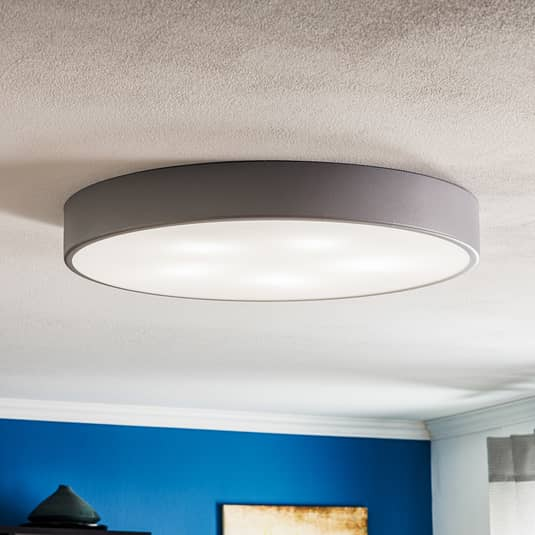 Euluna Deckenleuchte Cleo 600 Deckenlampe Hängelampe Lampe Sensor E27 ø60cm Grau B-Ware von Euluna