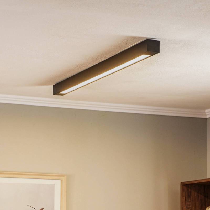 Deckenleuchte Lungo, schwarz, Länge 124 cm Deckenleuchte Lungo, schwarz, Länge 124 cm von Eko-Light