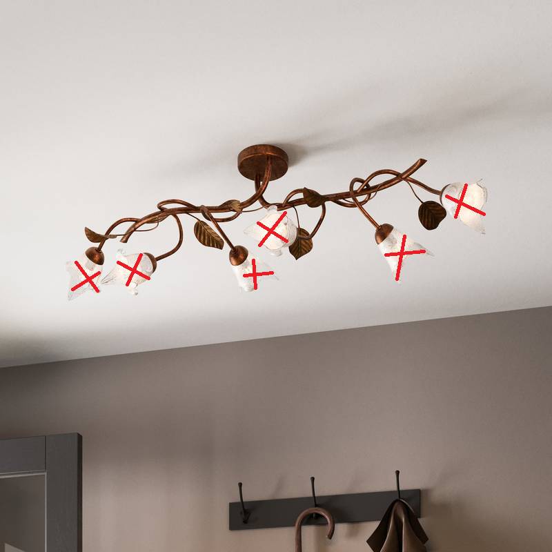 Euluna Deckenleuchte Siena Hängeleuchte Lampe Florentiner Stil Siehe Text/Foto B-Ware von Euluna