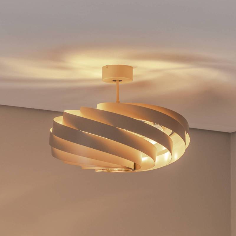 Euluna Deckenleuchte Vento, beige, Ø 60 cm von Euluna