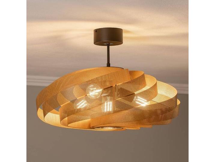 Deckenlampe Vento Euluna, dimmbar, messing / gold, für Wohn- / Esszimmer, Metall, Modern, Deckenlampe von Euluna
