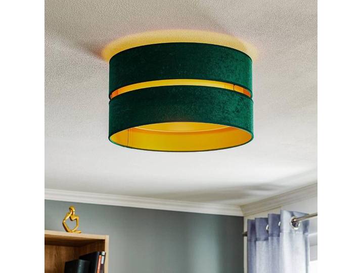 Deckenlampe Duo Euluna, dimmbar, grün, für Wohn- / Esszimmer, Textil / Stoff / Seide, Modern, Deckenlampe von Euluna