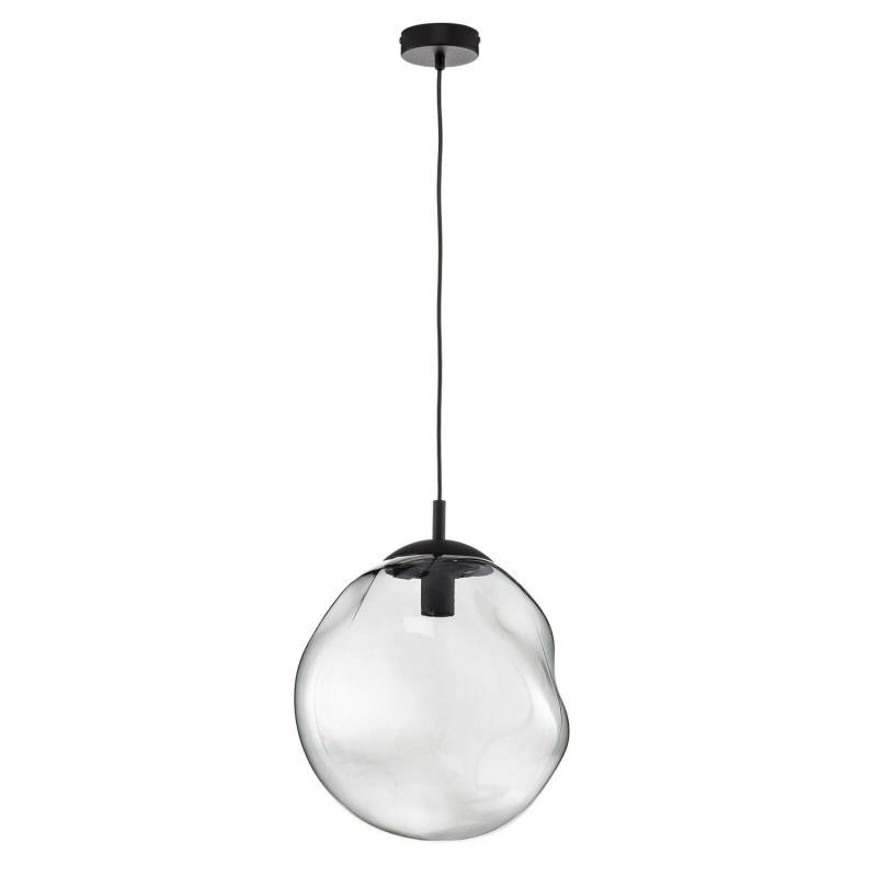 Euluna Glas Hängeleuchte Sol Wohnzimmerlampe Pendelleuchte E27 Schwarz Rauchg361 B-Ware von Euluna