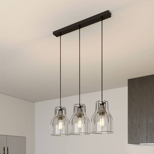 Euluna Hängeleuchte Aria Hängeleuchte Esszimmerlampe Lampe Leuchte Dreiflammig E B-Ware von Euluna