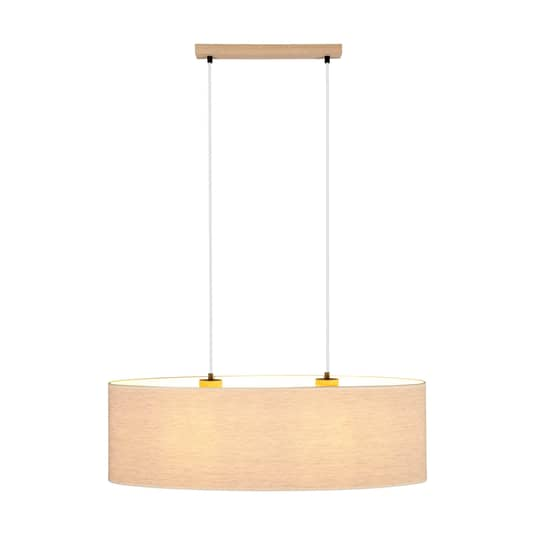 Euluna Hängeleuchte Canvas Leinenschirm Hängeleuchte Lampe Deckenlampe 80 Cm E27 B-Ware Euluna Hängeleuchte Canvas Leinenschirm Hängeleuchte Lampe Deckenlampe 80 Cm E27 B-Ware von Euluna