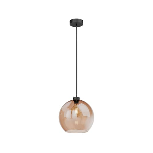 Euluna Hängeleuchte Cubus Deckenlampe Deko Pendelleuchte E27 1 Flammig Bernstein B-Ware von Euluna