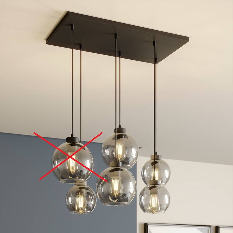 Euluna Hängeleuchte Cubus Hängelampe Lampe Leuchte E27 Glas Siehe Text/Foto B-Ware von Euluna