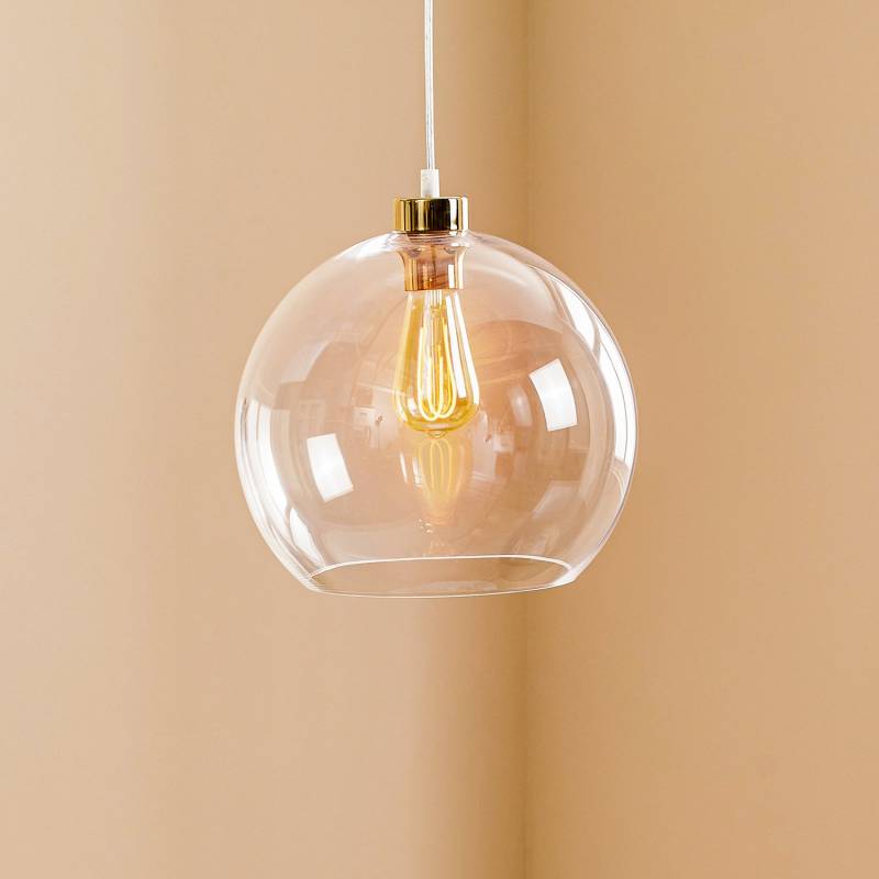 Euluna Hängeleuchte Cubus Hängeleuchte Lampe Leuchte Einflammig E27 Glas Weiß629 B-Ware von Euluna