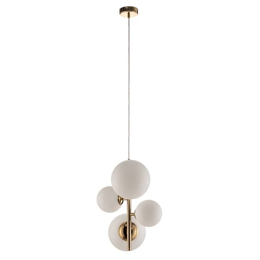 Euluna Hängeleuchte Dione Deckenlampe Pendelleuchte Deckenlicht Vierflammig Gold B-Ware Euluna Hängeleuchte Dione Deckenlampe Pendelleuchte Deckenlicht Vierflammig Gold B-Ware von Euluna