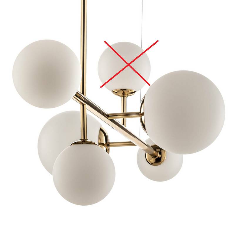 Euluna Hängeleuchte Dione Pendelleuchte Deckenlampe Leuchte gold SIEHE TEXT/FOTO von Euluna