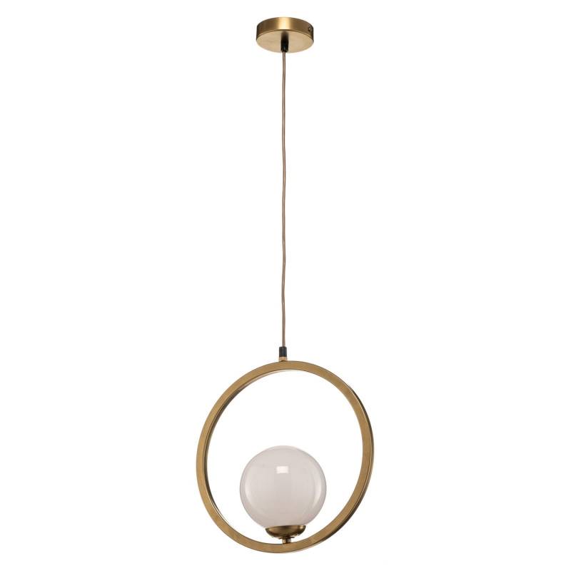 Euluna Hängeleuchte Hängeleuchte Lampe Leuchte Vienna Opalglas Messing 1 Flammig B-Ware von Euluna