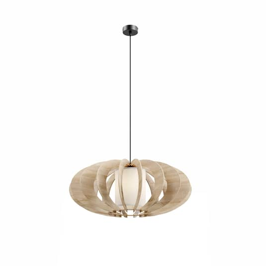 Euluna Hängeleuchte Modern A L Pendelleuchte Deckenlampe Lampe Holz E27 ø 60 Cm B-Ware Euluna Hängeleuchte Modern A L Pendelleuchte Deckenlampe Lampe Holz E27 ø 60 Cm B-Ware von Euluna