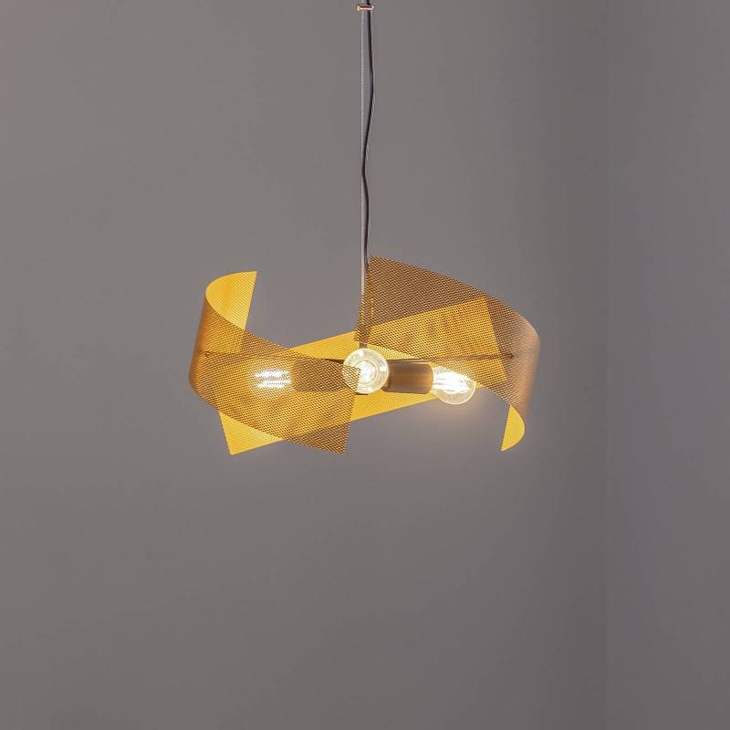 Euluna Hängeleuchte Moira, goldfarben, Ø 50 cm, 3-flammig Euluna Hängeleuchte Moira, goldfarben, Ø 50 cm, 3-flammig von Euluna