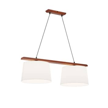 Euluna Hängeleuchte Sweden Hängelampe Leuchte Lampe Zweiflammig Nussbaum Eich697 B-Ware von Euluna