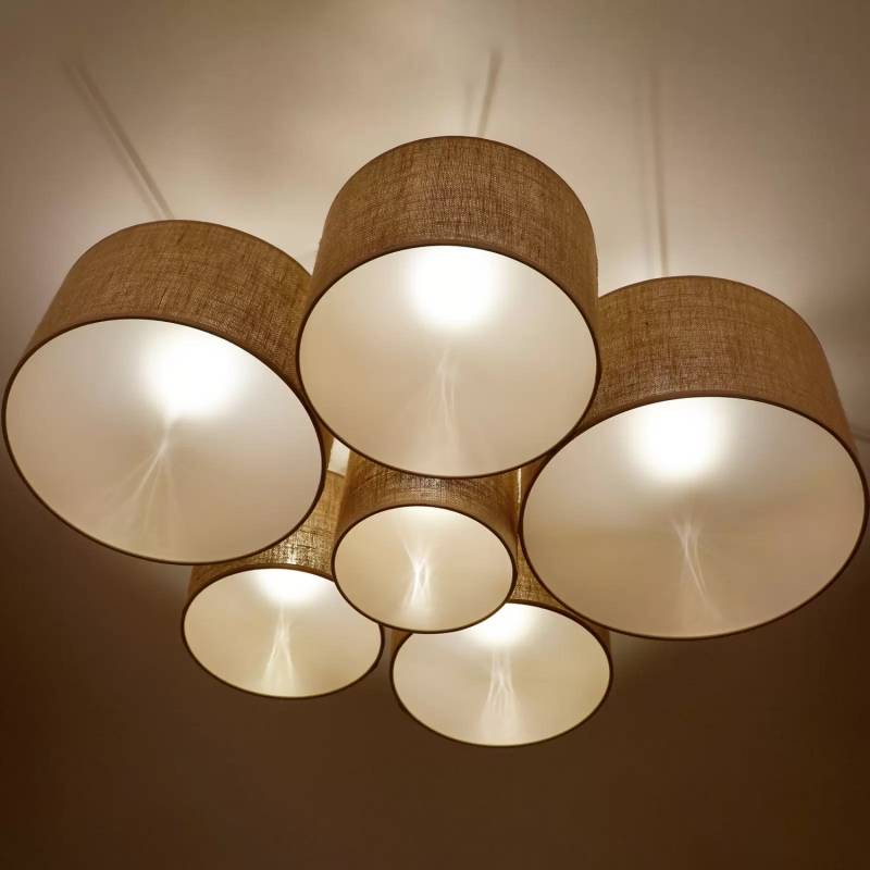 Euluna Lodge Deckenleuchte Jute Deckenlampe Leuchte Lampe Wohnzimmerleuchte E27 B-Ware von Euluna