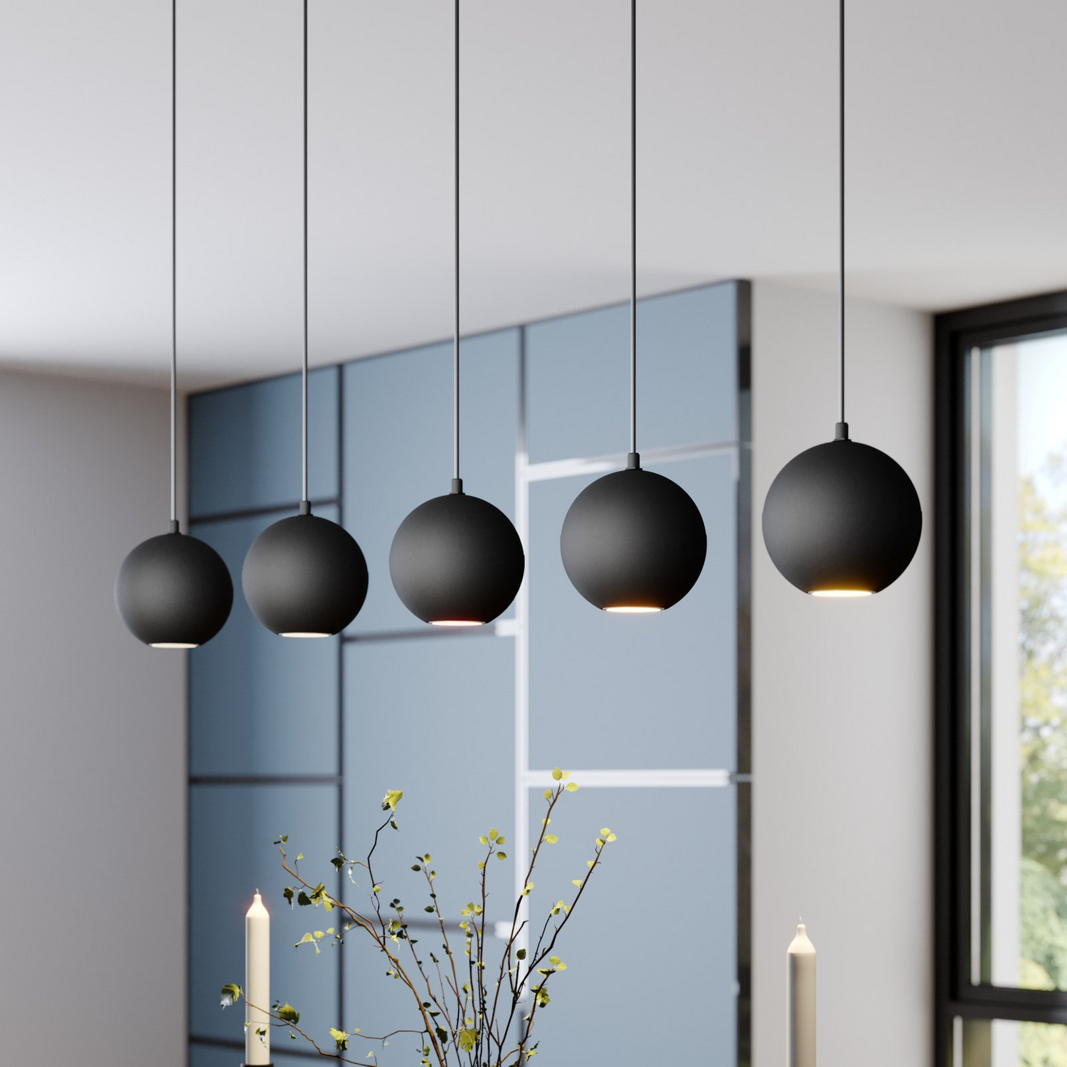 Euluna Pendelleuchte Midnight Deckenlampe Hängeleuchte 5 Flammig Gu10 Schwarz B-Ware Euluna Pendelleuchte Midnight Deckenlampe Hängeleuchte 5 Flammig Gu10 Schwarz B-Ware von Euluna