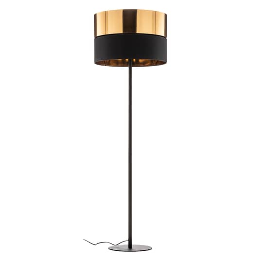 B-Ware Euluna Stehleuchte Hilton Schwarz/Gold Stehlampe Lampe Leuchte E27 60 W Ip20224 von Euluna