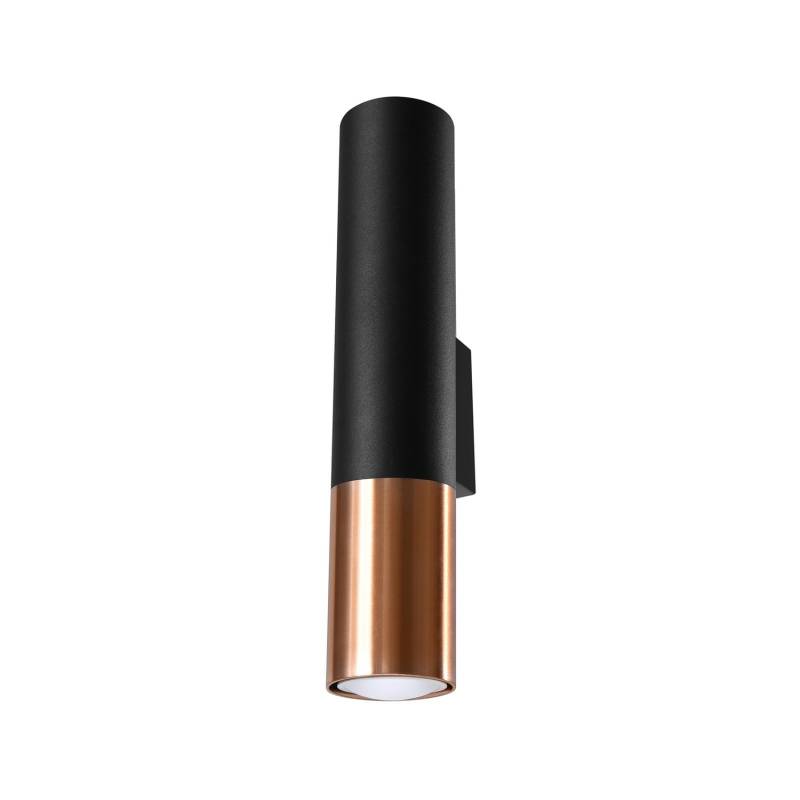 Euluna Thalassa Wandlampe Lampe Gu10 Schwarz Kupfer Dimmbar Leuchte Spot Licht  B-Ware von Euluna