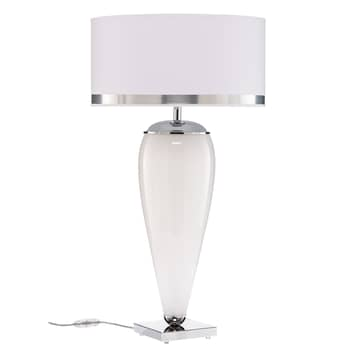 Euluna Tischleuchte Lund Tischlampe Tischlicht Leuchte Lampe Weiß Opal Höhe 758 B-Ware von Euluna