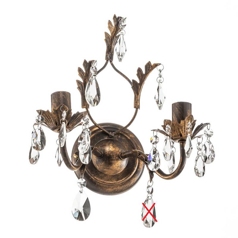 Euluna Wandleuchte Teresa Als Lüster Wohnzimmerlampe Designer Siehe Text/Foto B-Ware von Euluna