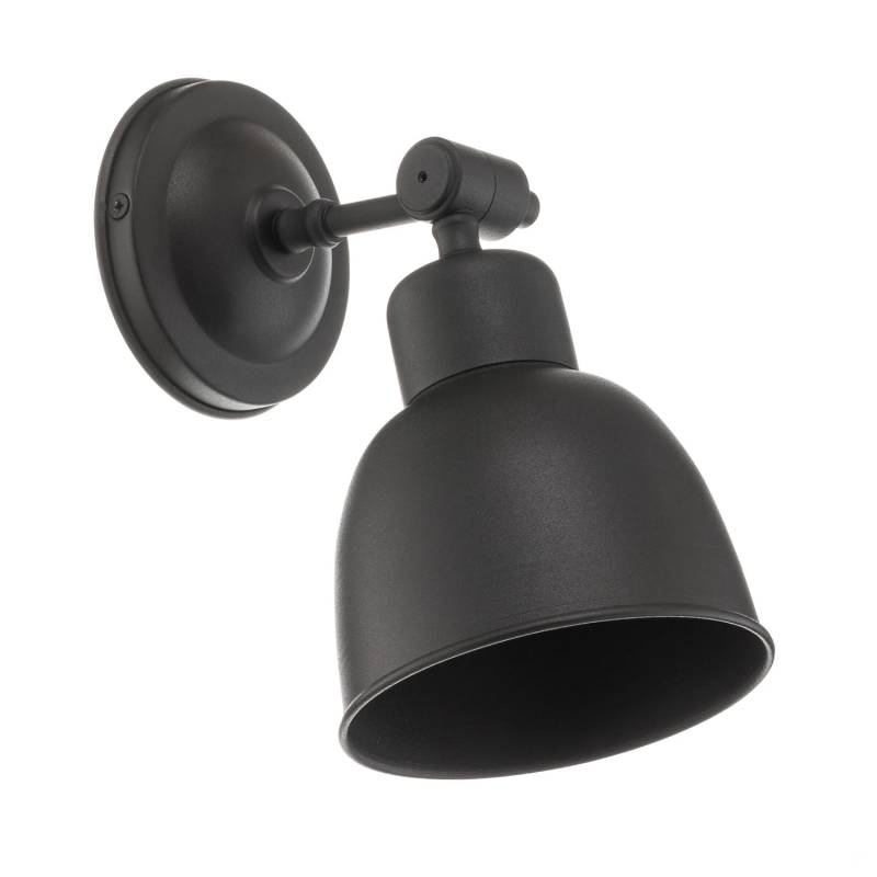 Euluna Wandleuchte Wandlampe Emoti Schwarz Einflammig Beleuchtung B-Ware von Euluna