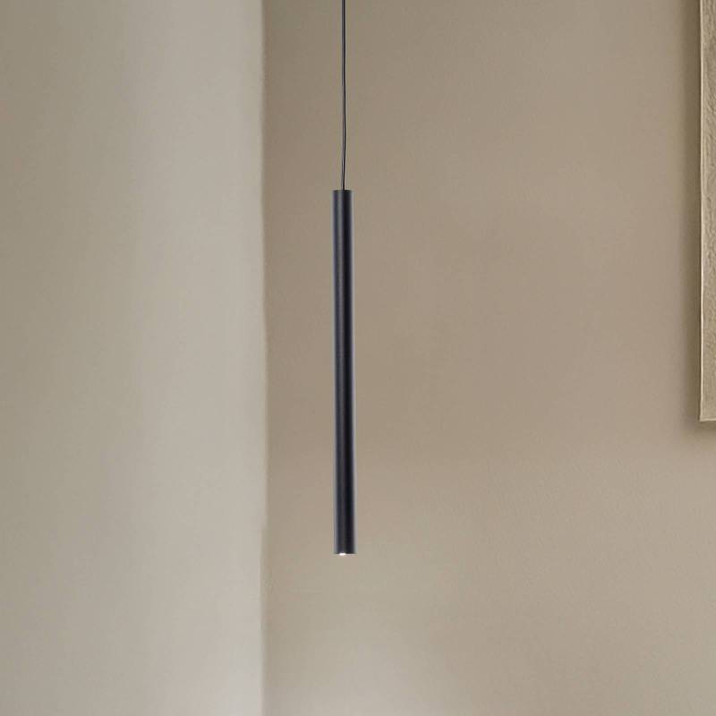 Hängeleuchte Sone, einflammig, schwarz von Euluna