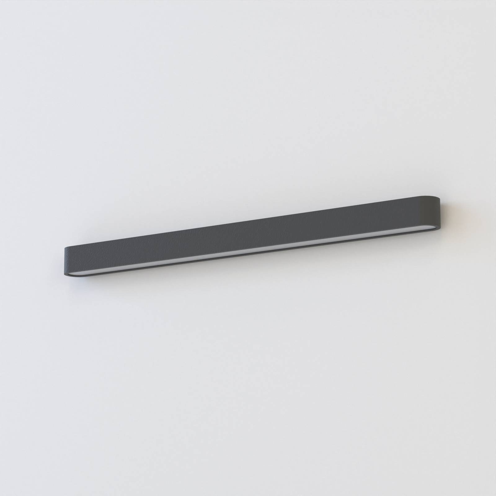 LED-Wandleuchte Soft, Breite 90 cm, graphit von Euluna