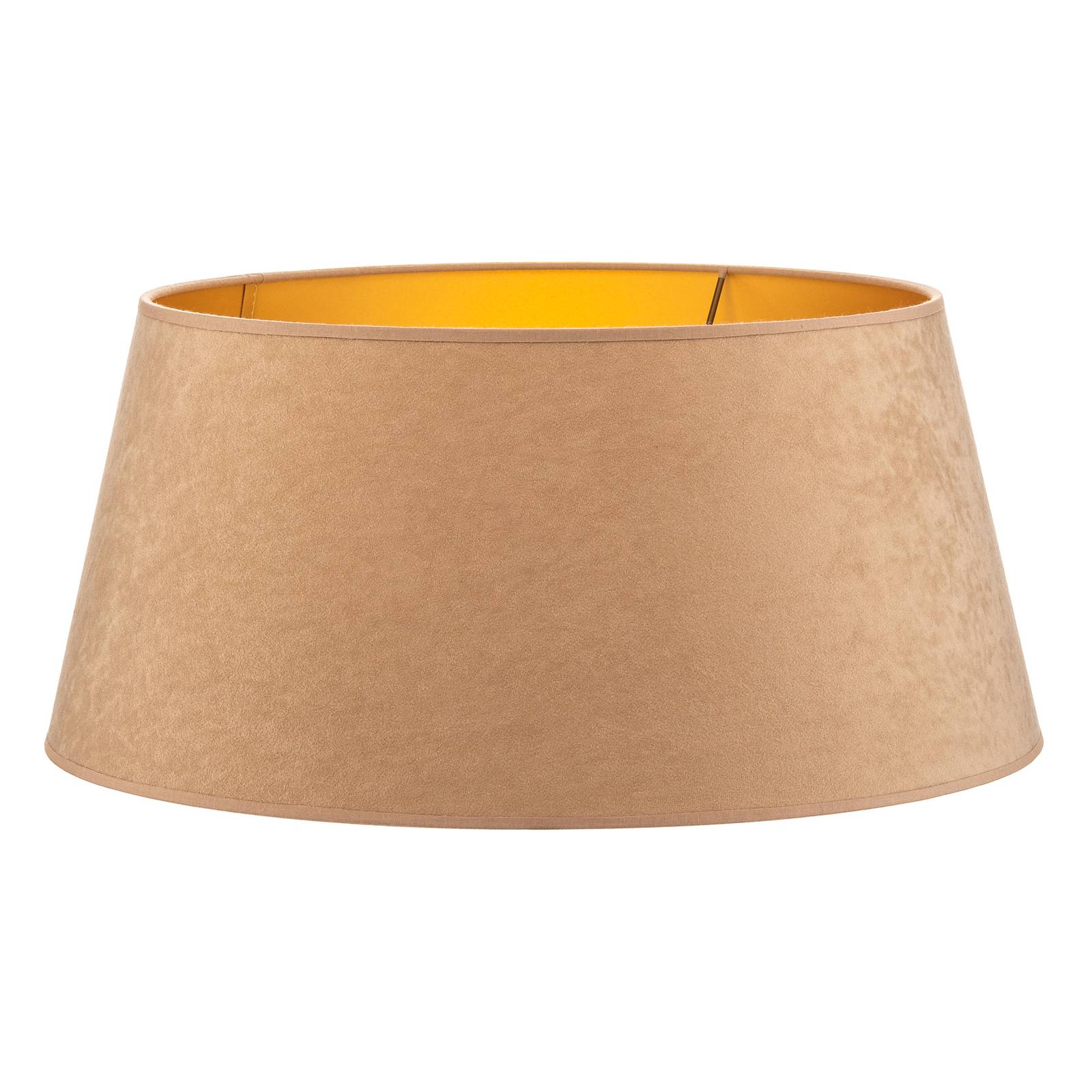 Lampenschirm Cone Höhe 25,5 cm, beige/gold von Duolla