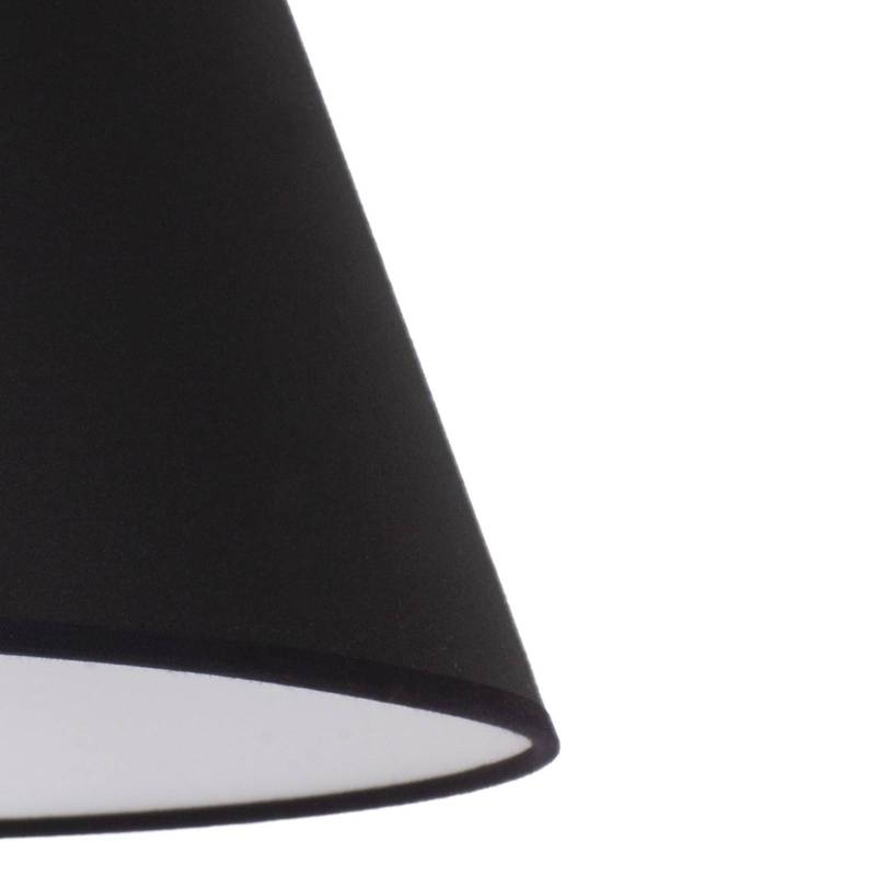 Lampenschirm Sofia Höhe 26 cm, schwarz/weiß von Duolla