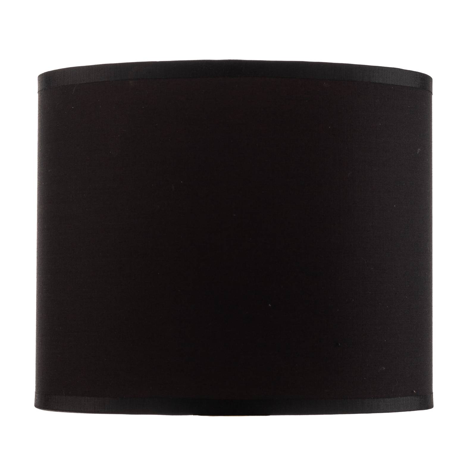 Lampenschirm Soho, schwarz/gold, Textil, Ø 18 cm von Luminex