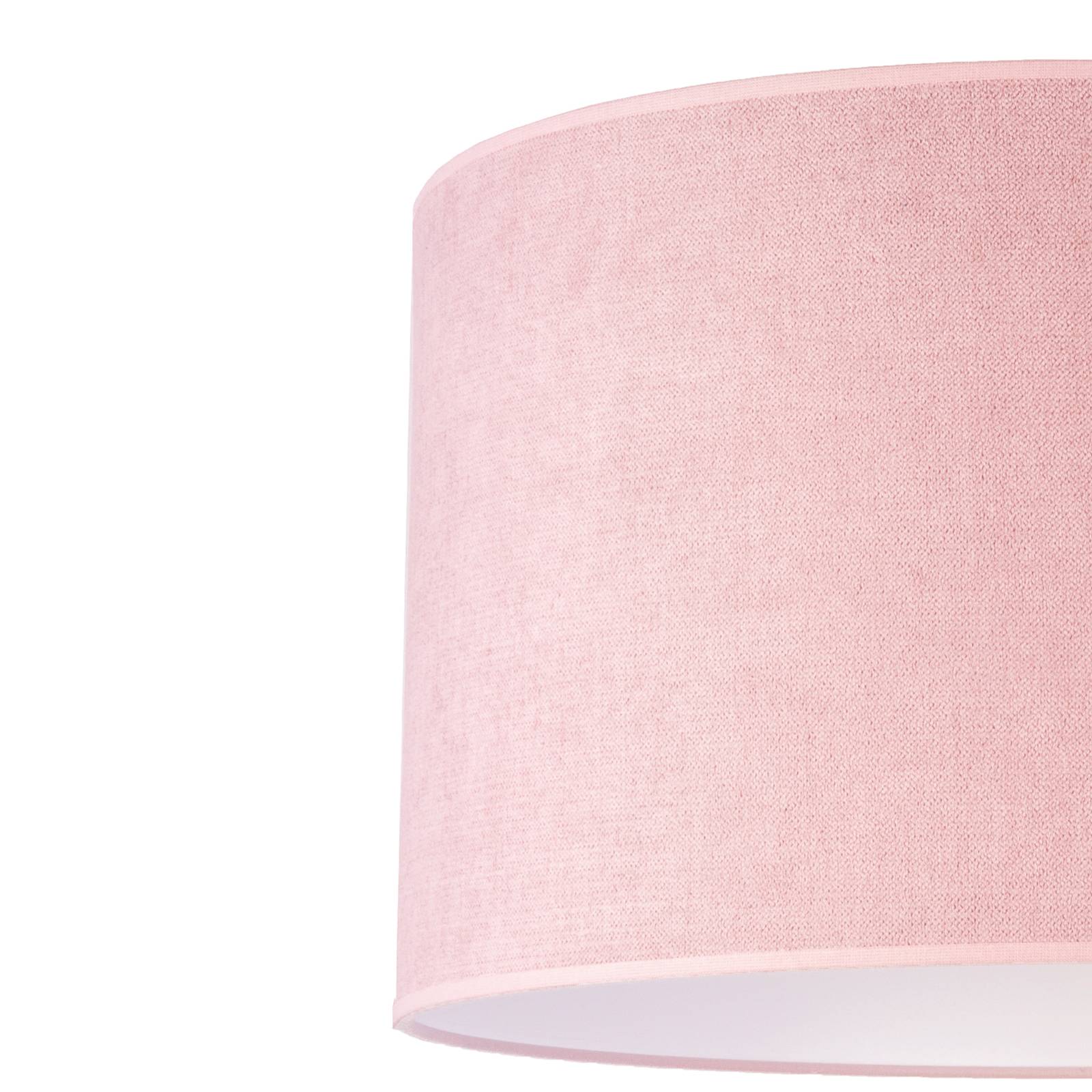 Tischlampe Pastell Roller Höhe 50cm rosa von Euluna