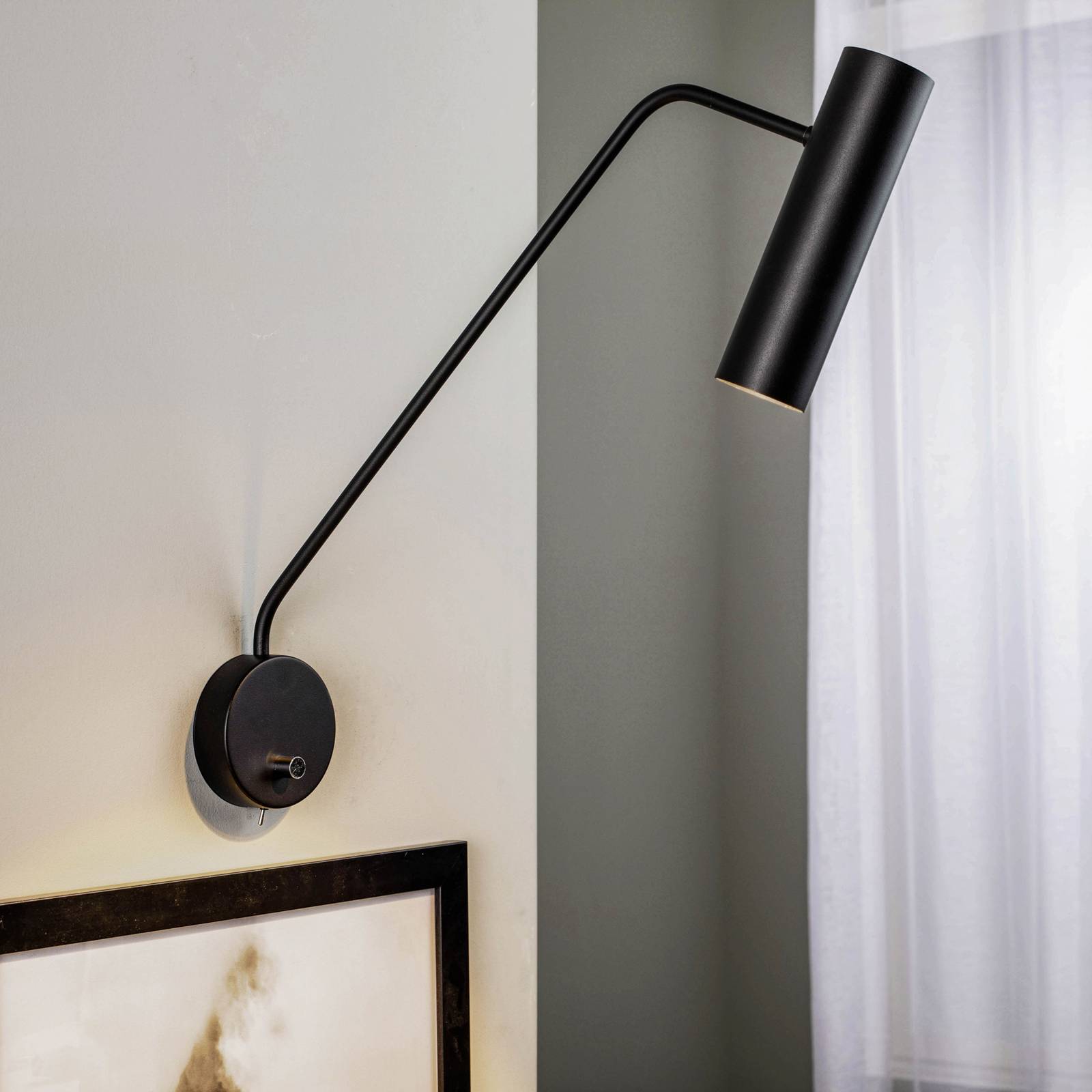Wandstrahler Eye Super mit Schalter, schwarz Wandstrahler Eye Super mit Schalter, schwarz von Nowodvorski Lighting