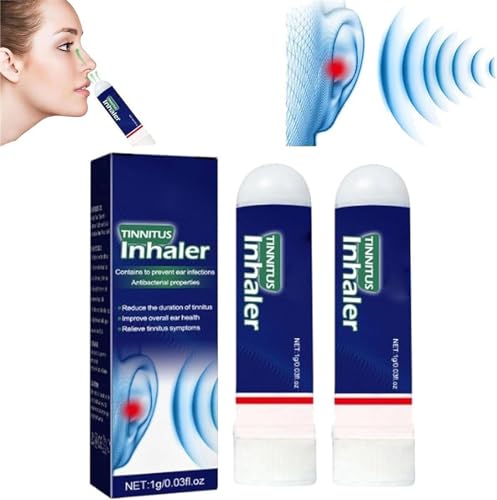 Echo Ease Tinnitus Inhaler,Tinnitus Relief for Ringing Ears,Relieve Ear Discomfort,Ear Ringing Relieving Inhaler,Help Stop Ear Ringing (2 pcs) von Eunmsi