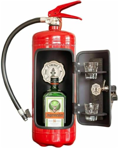 Fire Extinguisher Minibar for All Firefighters, Mini Bar Novelty Liquor Wine Storage Boxes, Firefighter Gifts for Men von Eunmsi