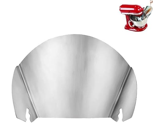 Stainless Steel Pouring Shield,Pouring Shield for Kitchen Mixer,Stainless Steel Versatile Shield for Baking,Pour Shield Safety Mixer Stainless Steel, for Baking, Cooking, or Food Processing (1 pcs) von Eunmsi