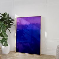 Abstract Gradient Indigo Violet Art Print | Bold Modern Minimalist Poster Large Color Field Wall Tranquil Calming Meditation Abstract Gradient Indigo Violet Art Print | Bold Modern Minimalist Poster Large Color Field Wall Tranquil Calming Meditation von EuphoriaTheresa