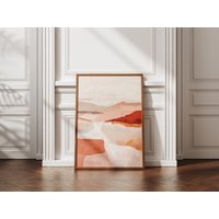 Abstract Mountain Landscape Poster | Terracotta & Beige Scandinavian Neutral Wall Art Elegant Modern Minimalist Cream Colored Abstract Mountain Landscape Poster | Terracotta & Beige Scandinavian Neutral Wall Art Elegant Modern Minimalist Cream Colored von EuphoriaTheresa