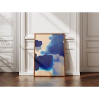 Blue Abstract Gradient Art Print | Deep Indigo & Neon Light Poster Modern Minimalist Statement Piece Bold Contemporary Blue Abstract Gradient Art Print | Deep Indigo & Neon Light Poster Modern Minimalist Statement Piece Bold Contemporary von EuphoriaTheresa