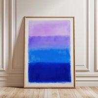 Calming Gradient Color Field Art Print | Abstract Blue & Purple Minimalist Poster Serene Modern Dopamine Decor Therapy Wall Calming Gradient Color Field Art Print | Abstract Blue & Purple Minimalist Poster Serene Modern Dopamine Decor Therapy Wall von EuphoriaTheresa