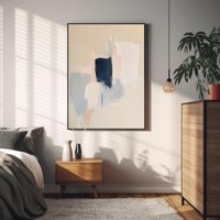 Japandi Minimalist Abstract Poster | Wabi Sabi Neutral Art Print Soft Blue & Cream Earthy Tones Serene Wall Japandi Minimalist Abstract Poster | Wabi Sabi Neutral Art Print Soft Blue & Cream Earthy Tones Serene Wall von EuphoriaTheresa