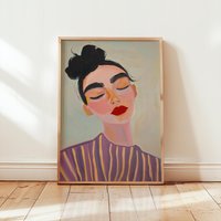Modern Woman Portrait | Dreamy Abstract Feminine Poster Female Empowerment Eclectic Gallery Wall Art Feminist Decor Modern Woman Portrait | Dreamy Abstract Feminine Poster Female Empowerment Eclectic Gallery Wall Art Feminist Decor von EuphoriaTheresa