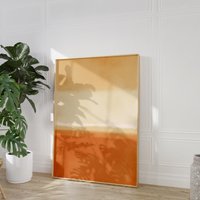 Warm Neutral Minimalist Abstract Art Print | Terracotta Beige Sand Earth Tone Poster Rothko Inspired Calming Color Field Warm Neutral Minimalist Abstract Art Print | Terracotta Beige Sand Earth Tone Poster Rothko Inspired Calming Color Field von EuphoriaTheresa