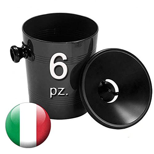 Euposia Spittoon – Spucknapf – Crachoir – Spucknapf – Profi aus Kunststoff – Typ Cone 12 – Fassungsvermögen 1.2 LT Nero (Black) von Euposia