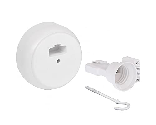 EUR'OHM Boite DCL saillie avec adaptateurs + piton - Ø105mm - XL TRADI avec douille E27 - Câble gaine et connectique EUR'OHM Boite DCL saillie avec adaptateurs + piton - Ø105mm - XL TRADI avec douille E27 - Câble gaine et connectique von Eur ohm