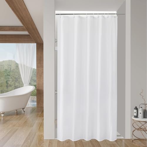 EurCross Textil Polyester Stoff Badvorhang Wasserdicht 120 x 180 Bad Vorhang Antibakteriell Badewanne Vorhang EurCross Textil Polyester Stoff Badvorhang Wasserdicht 120 x 180 Bad Vorhang Antibakteriell Badewanne Vorhang von EurCross