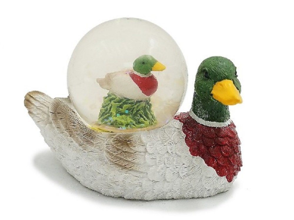 Euro Souvenirs Dekofigur Figuren aus Polyresin Tier mit tierchen in der Glitzerkugel (1 St), Dekokugel Souvenir - Figuren Dekorationsartikel - Geschenkartikel von Euro Souvenirs