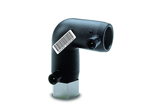 Elektroschweiß-Übergangswinkel 90° mit IG Ø40 x 1 1/4" | aus PE100/PE100-RC | Winkel-Adapter DN40 auf Außengewinde 1 1/4" | DVGW geprüft | sichere Verbindung Gas, Trinkwasser & Geothermie von Euro Standard