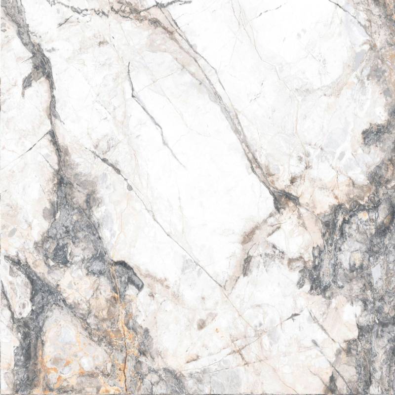 Bodenfliese Feinsteinzeug Caldera 60 x 60 cm silver von Euro Stone